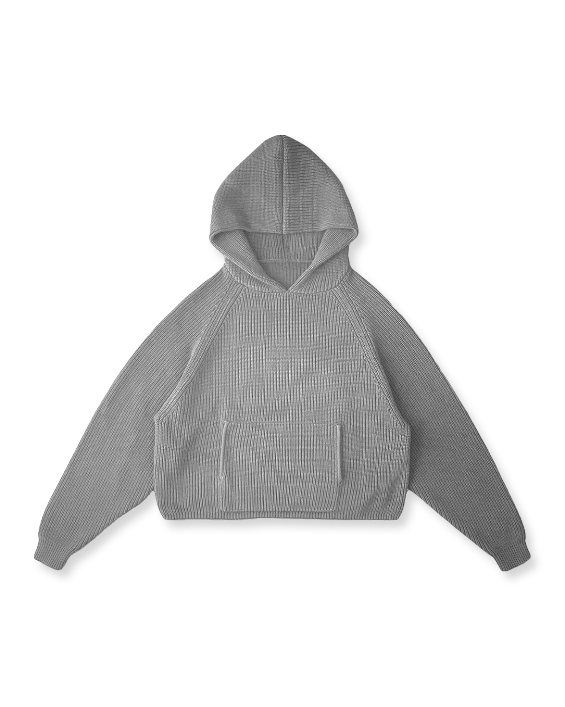 KNIT HOODIE - vwoollo