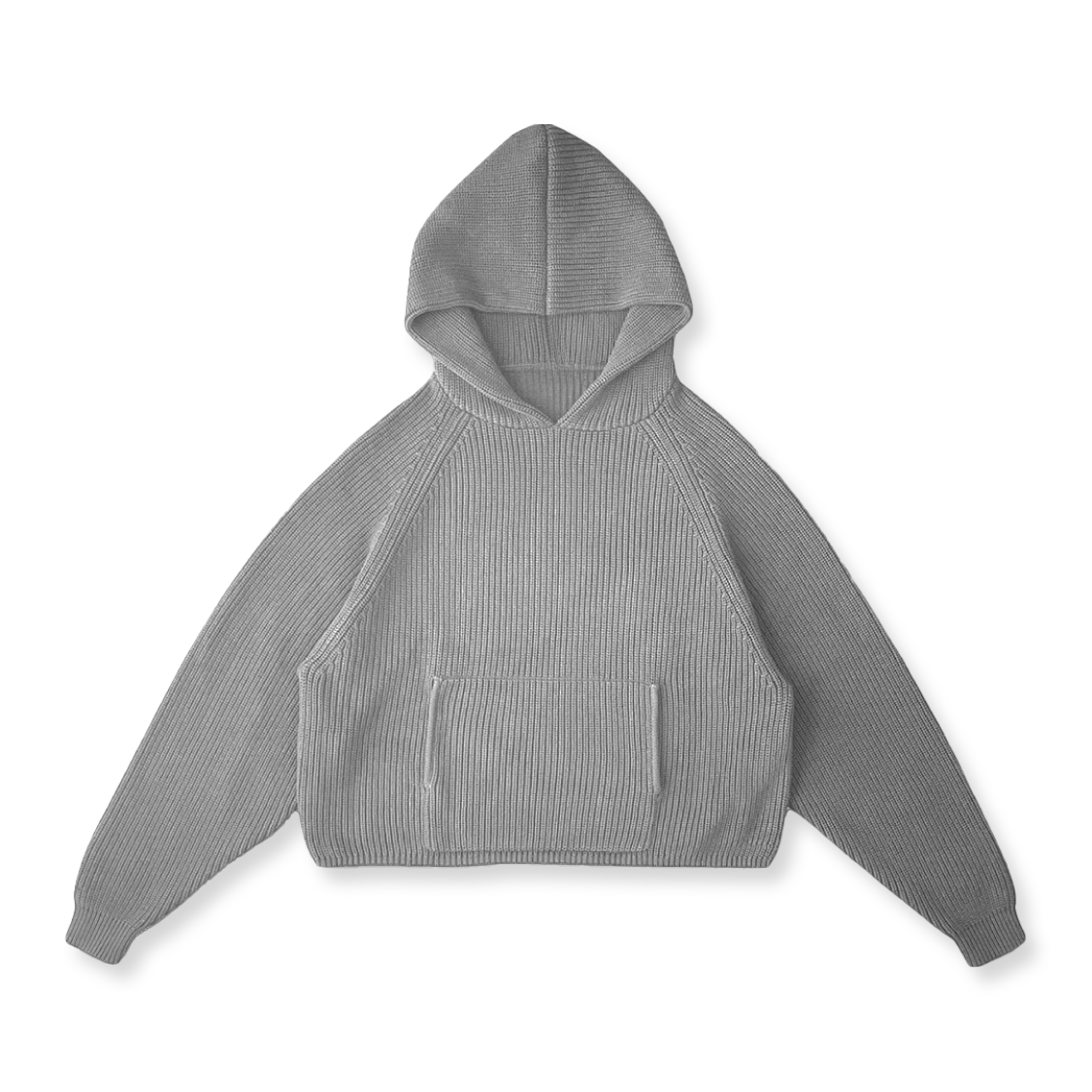 KNIT HOODIE - vwoollo