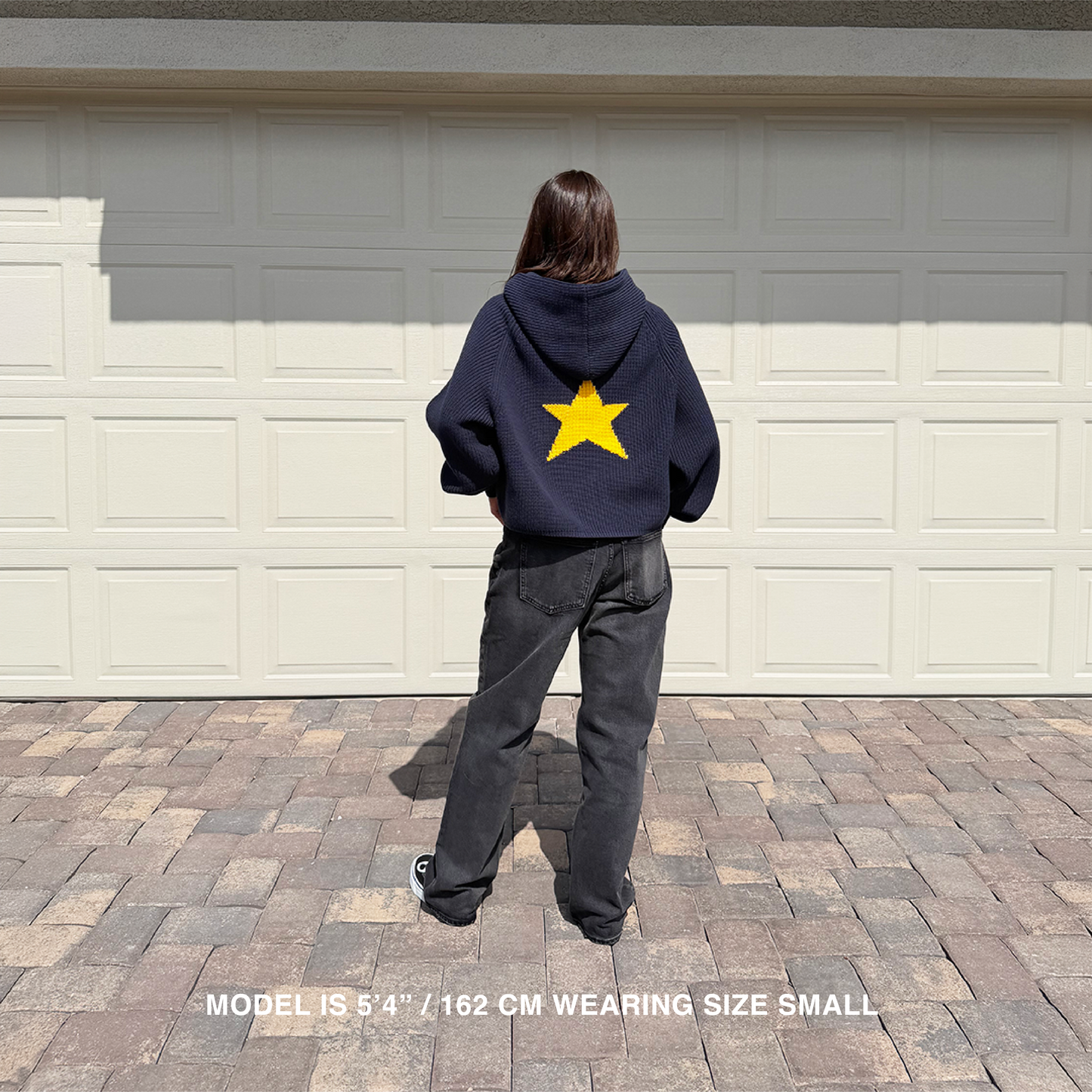 STAR KNIT HOODIE