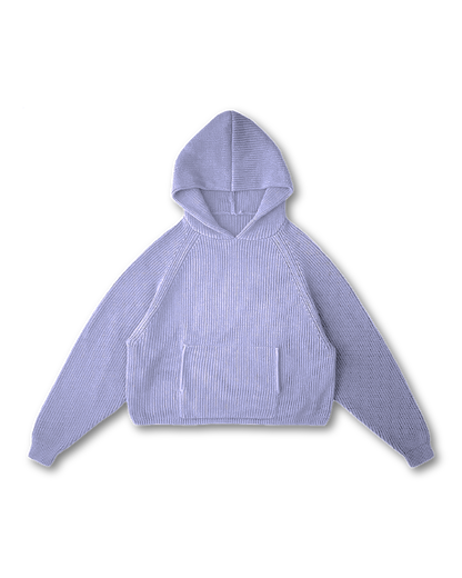 KNIT HOODIE - vwoollo