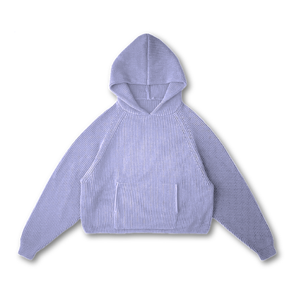 KNIT HOODIE - vwoollo