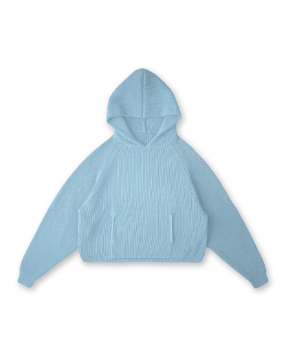 KNIT HOODIE - vwoollo