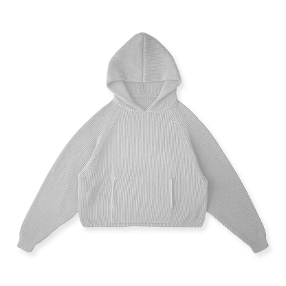 HEART KNIT HOODIE - vwoollo