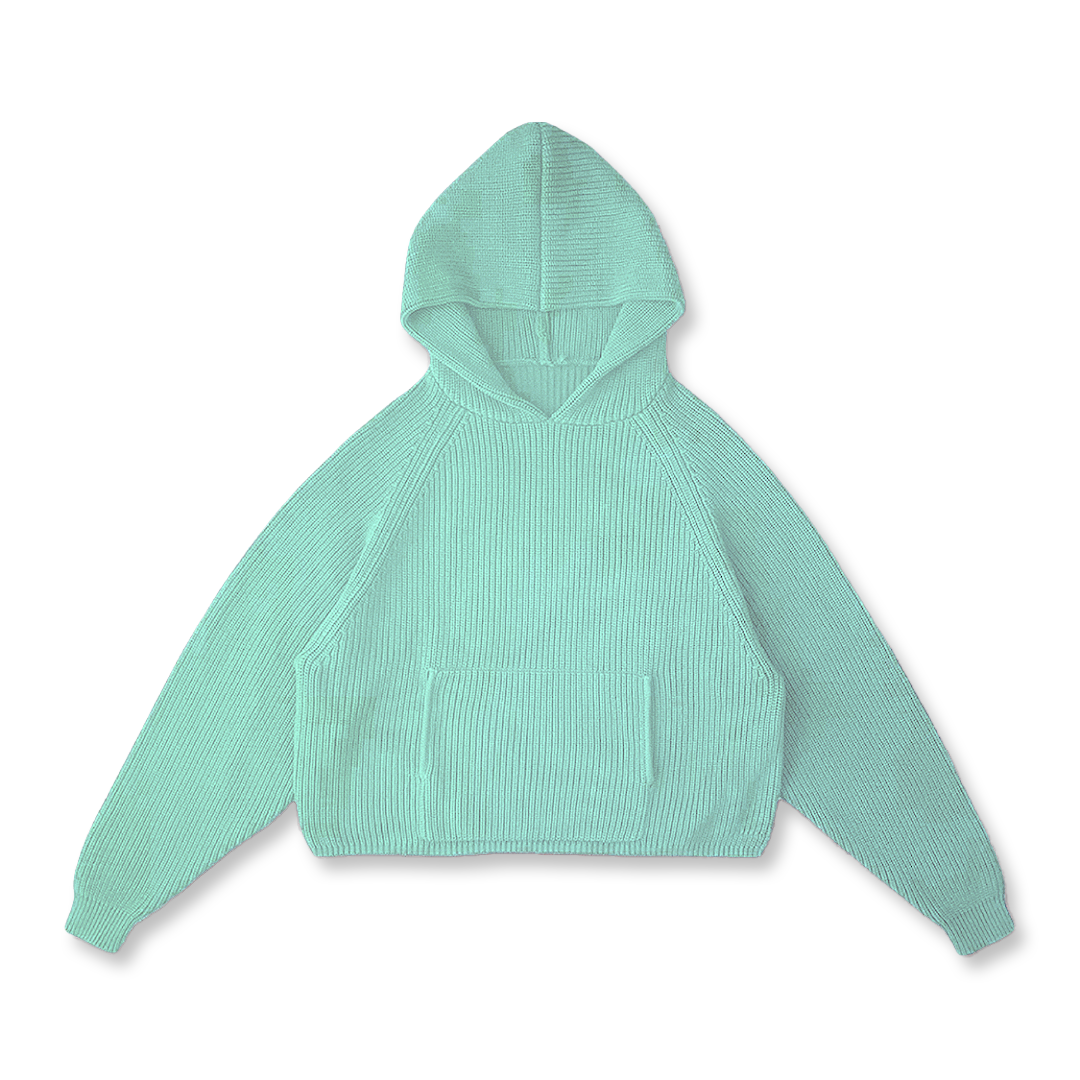 STAR KNIT HOODIE - vwoollo