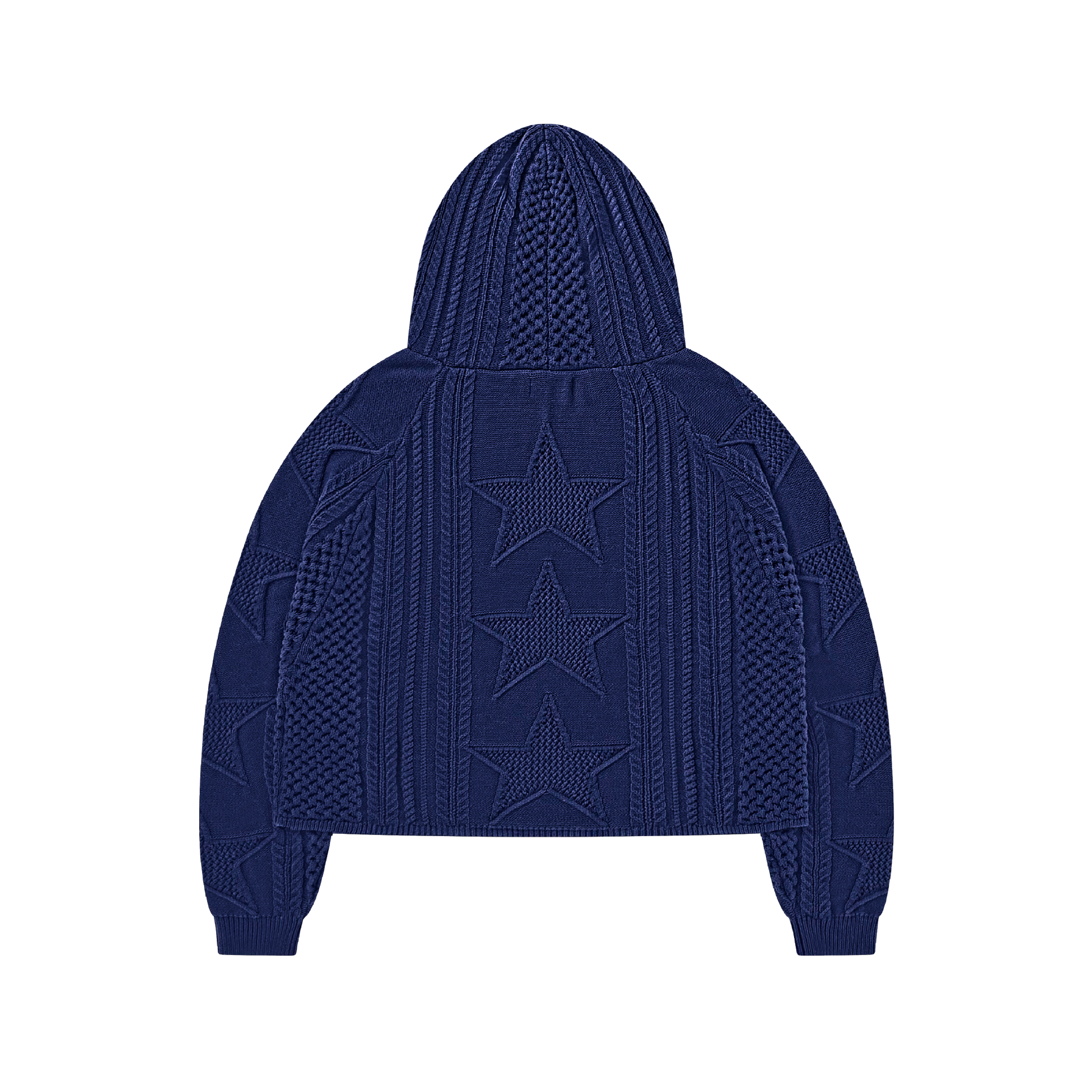 STELLAR KNIT HOODIE - vwoollo