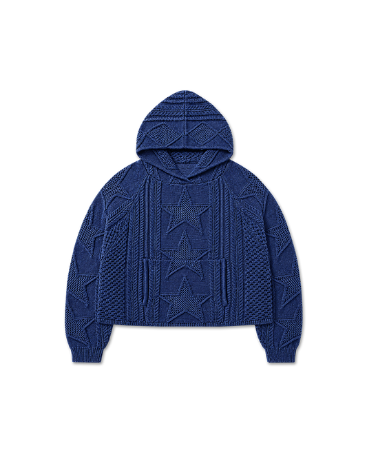 STELLAR KNIT HOODIE