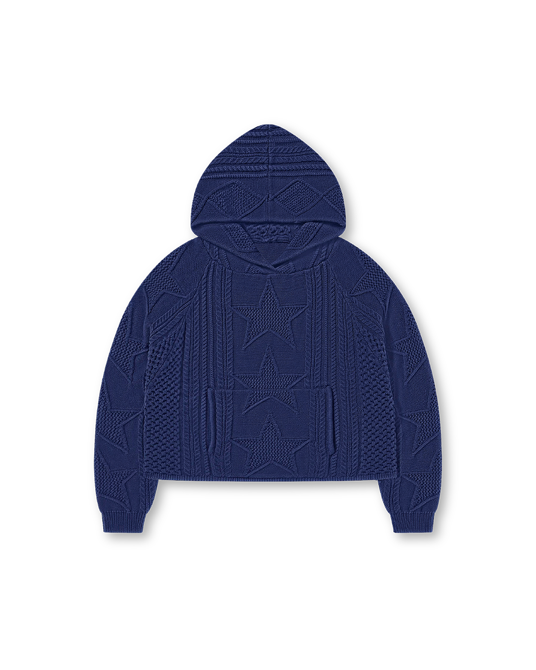 STELLAR KNIT HOODIE - vwoollo