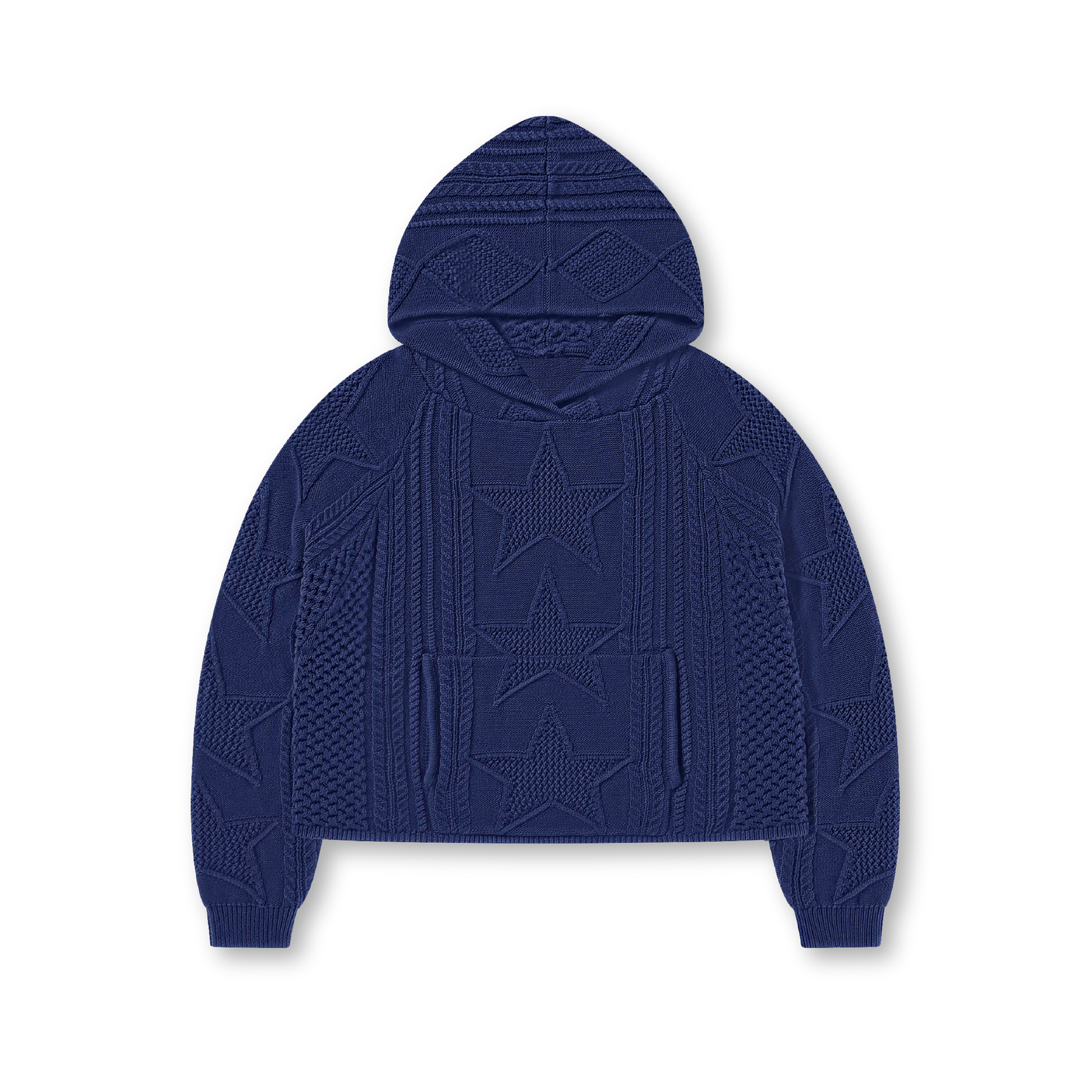 STELLAR KNIT HOODIE - vwoollo