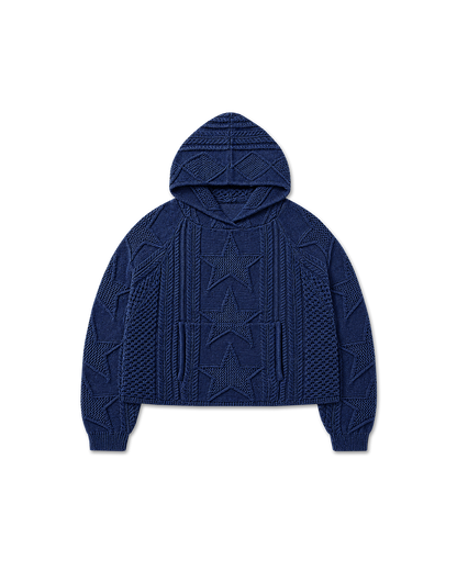 [PRE-ORDER] STELLAR KNIT HOODIE - vwoollo