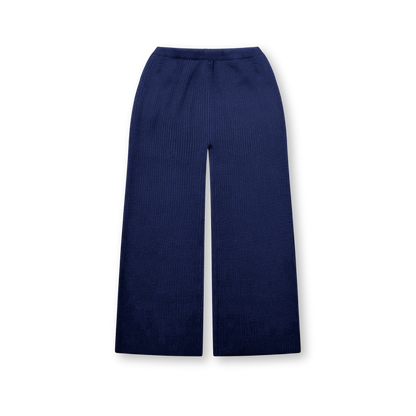 STRAIGHT CROP KNIT PANT - vwoollo