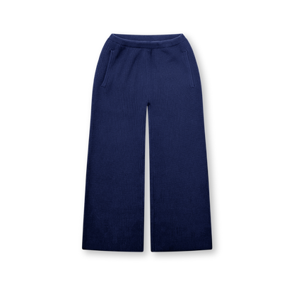 STRAIGHT CROP KNIT PANT - vwoollo