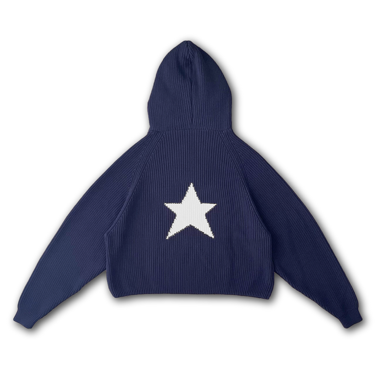 STAR KNIT HOODIE - vwoollo
