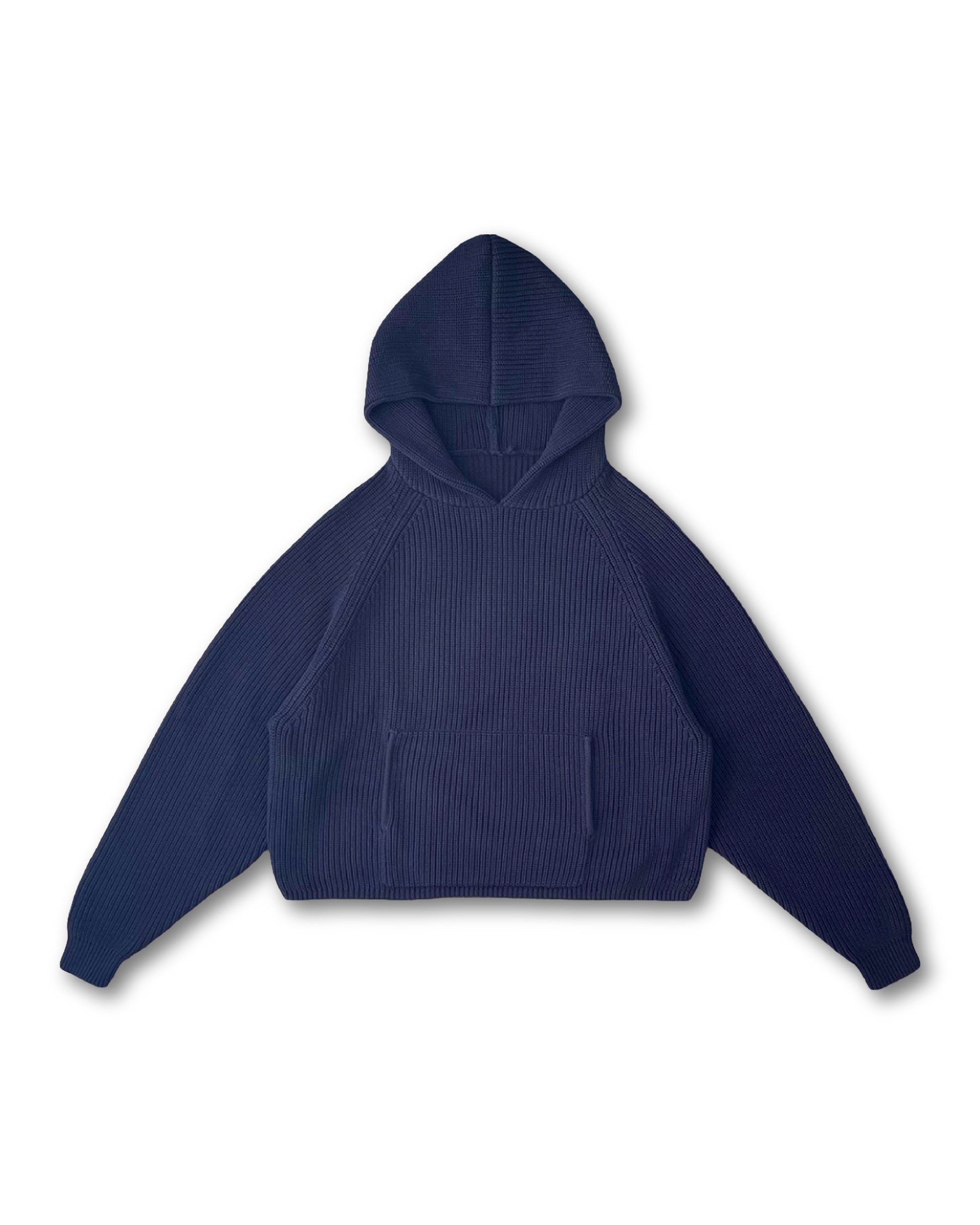 KNIT HOODIE - vwoollo