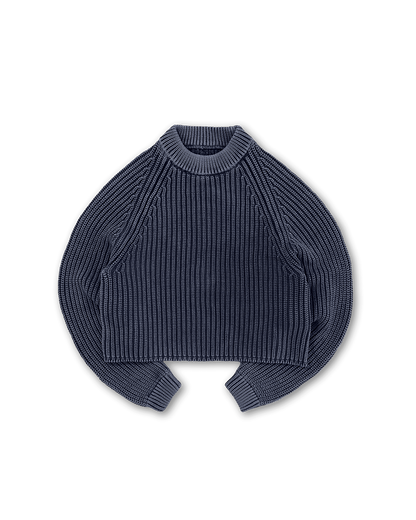 ‎HEAVY KNIT SWEATER - vwoollo