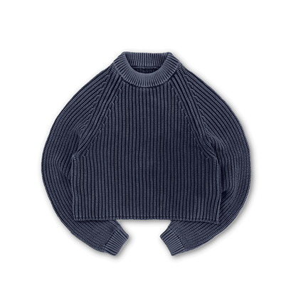 ‎HEAVY KNIT SWEATER - vwoollo
