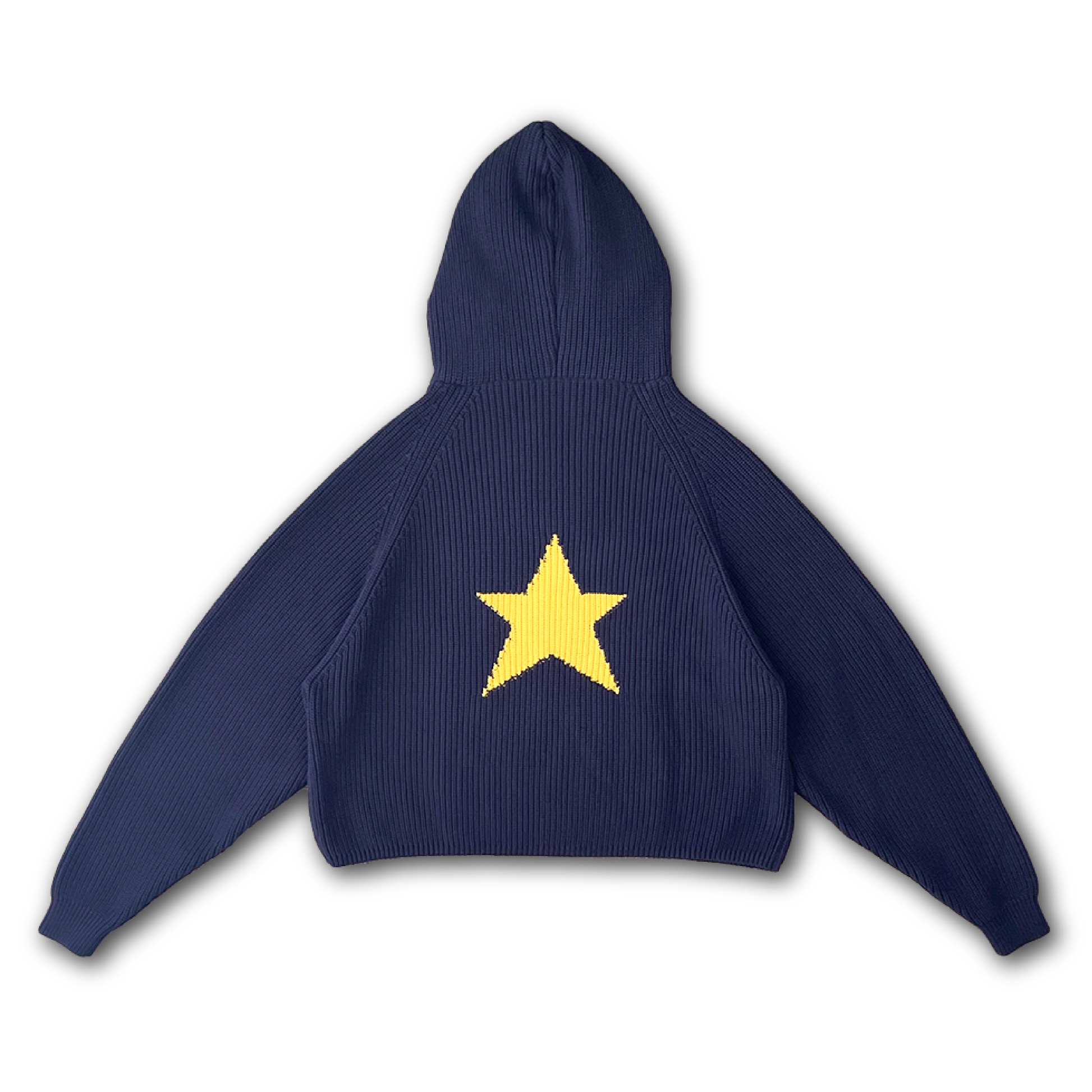 【早い者勝ち】AFB star knit hoodie スター ニット フーディ STAR KNIT ZIP-UP HOODIE