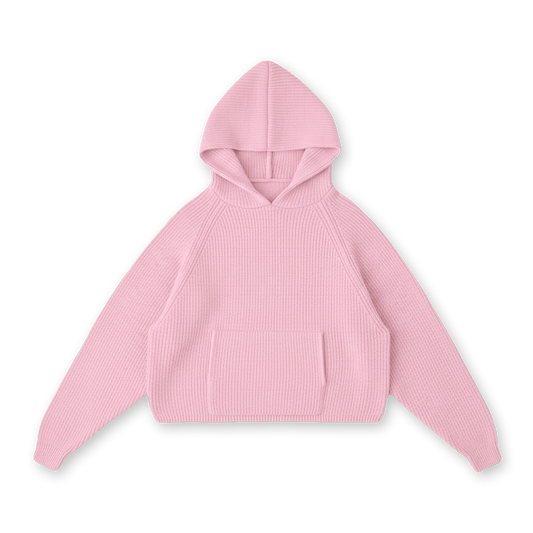 KNIT HOODIE - vwoollo