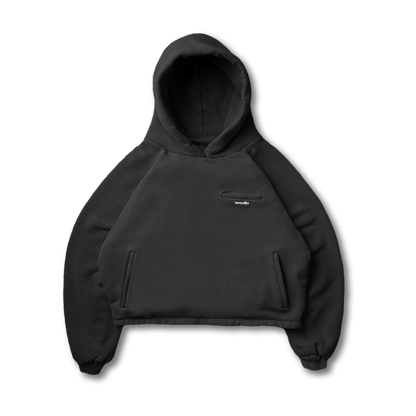 DOUBLE LAYERED PUFFY HOODIE - VWOOLLO