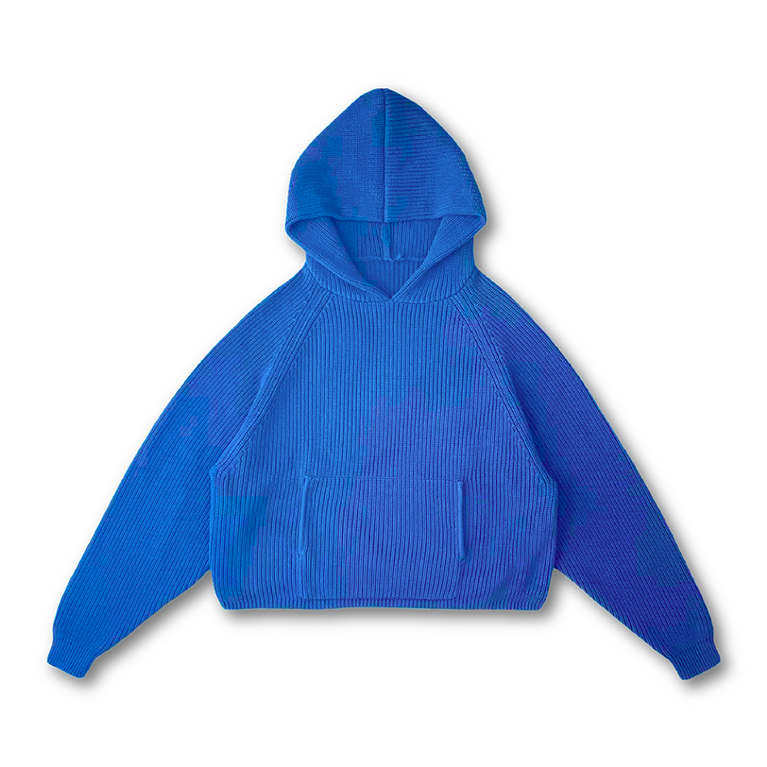 STAR KNIT HOODIE - vwoollo
