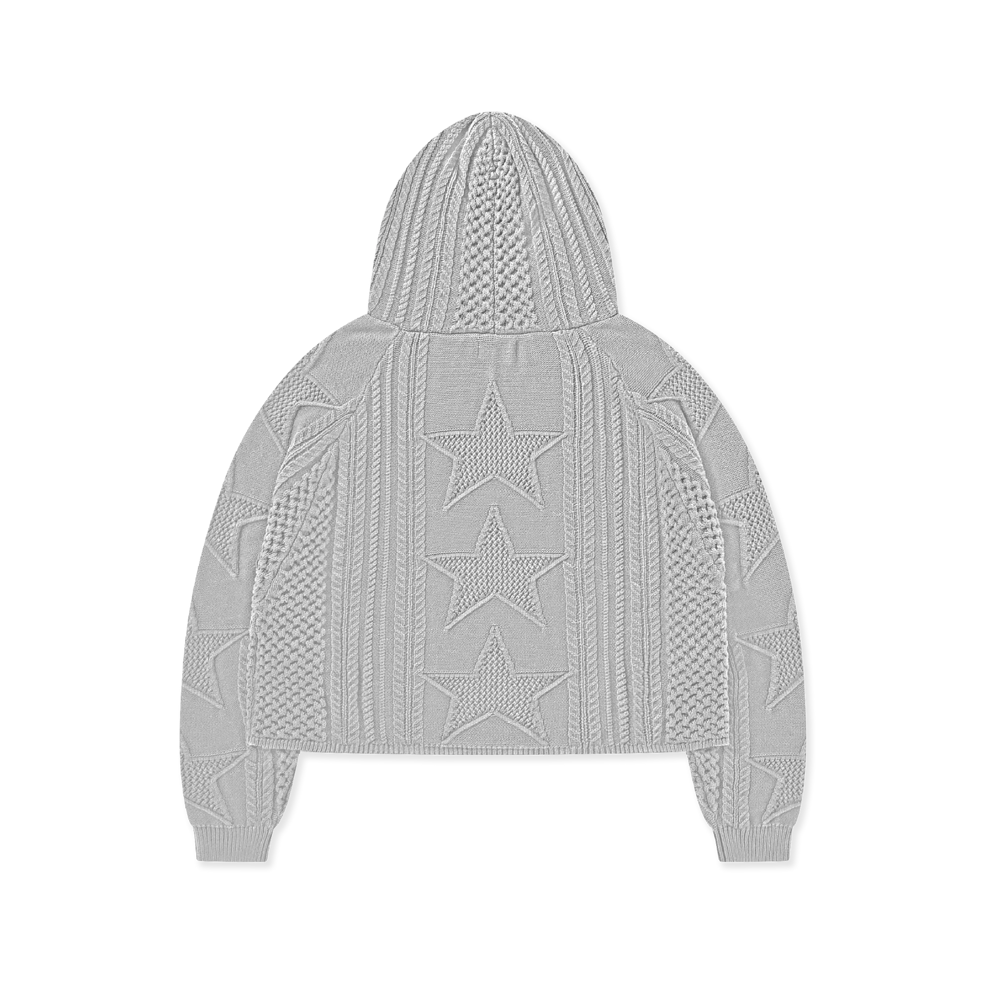 STELLAR KNIT HOODIE - vwoollo