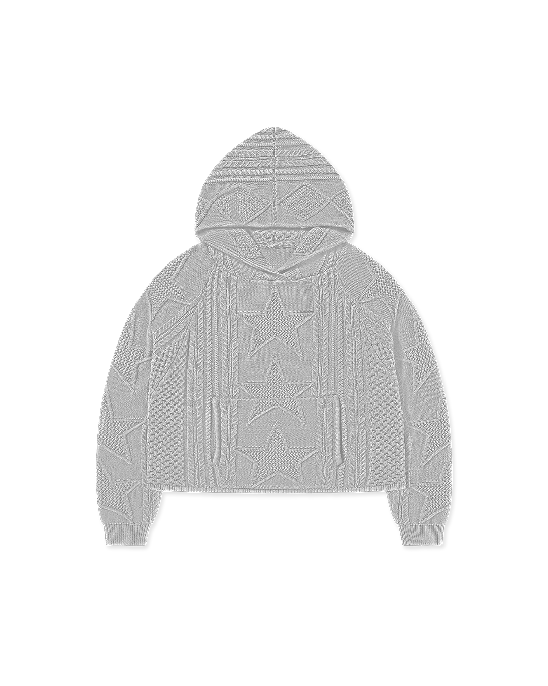 STELLAR KNIT HOODIE - vwoollo