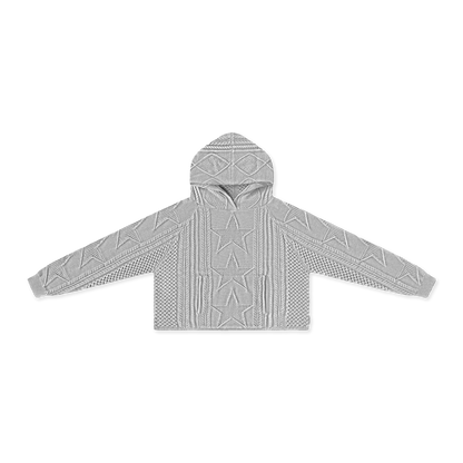 STELLAR KNIT HOODIE - vwoollo