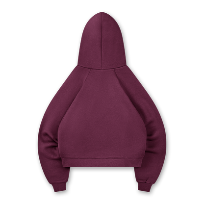 STAR BUTTON HOODIE - vwoollo