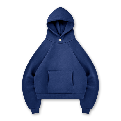 STAR BUTTON HOODIE - vwoollo