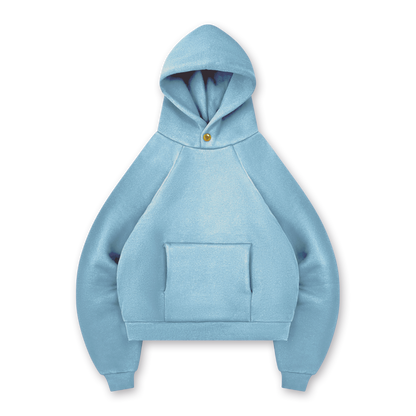 STAR BUTTON HOODIE - vwoollo