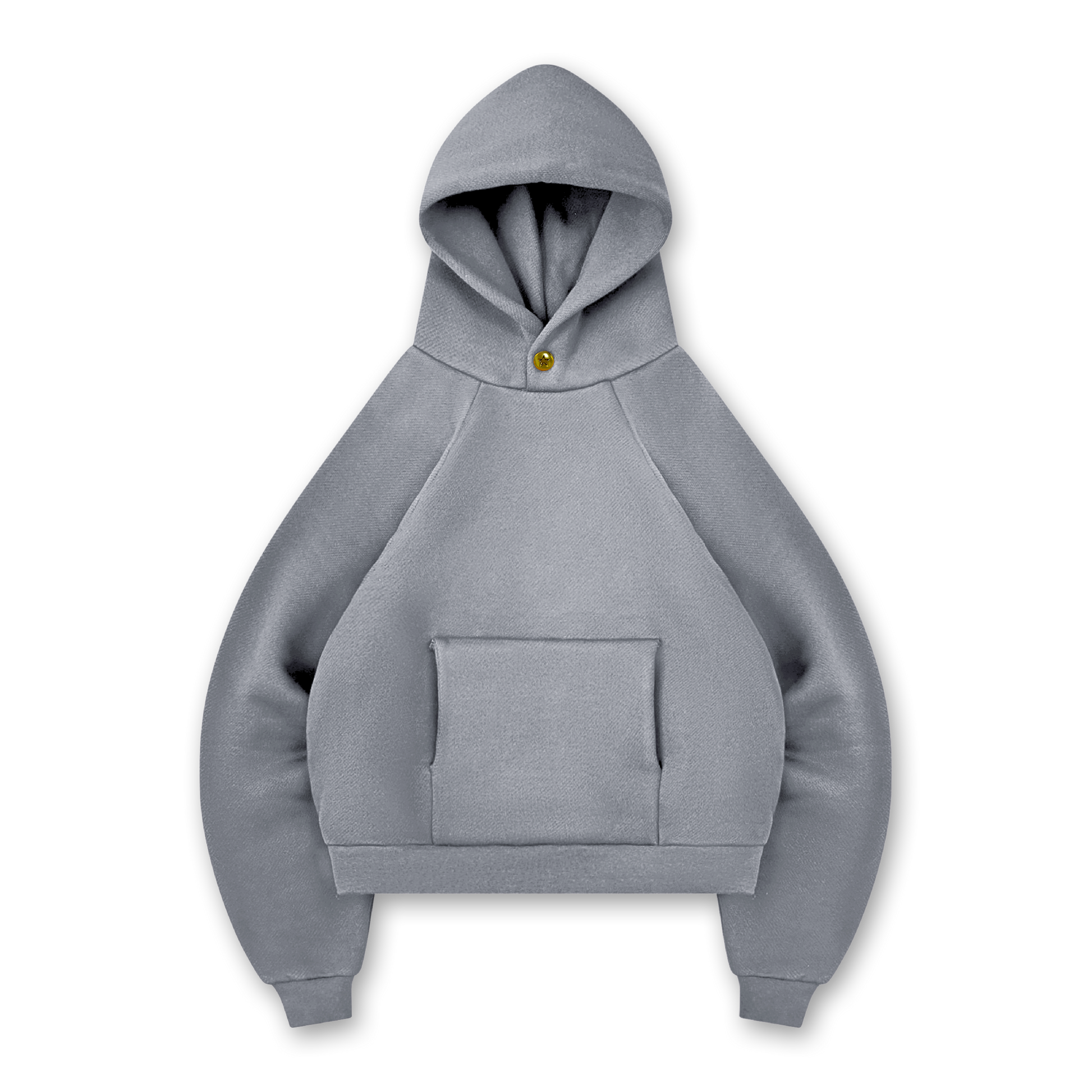STAR BUTTON HOODIE - vwoollo