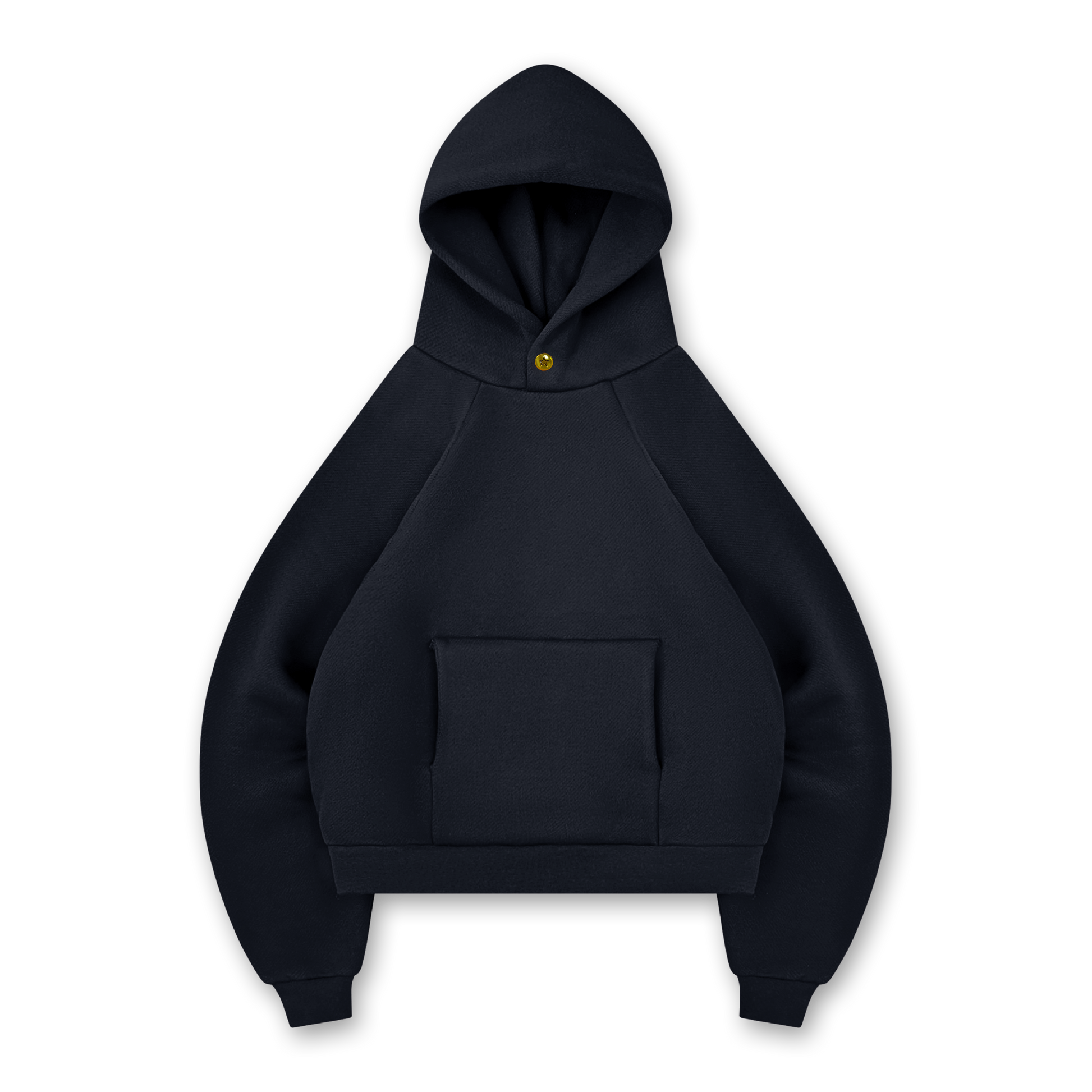 STAR BUTTON HOODIE - vwoollo