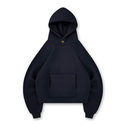 STAR BUTTON HOODIE - vwoollo
