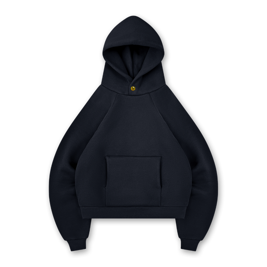 STAR BUTTON HOODIE - vwoollo