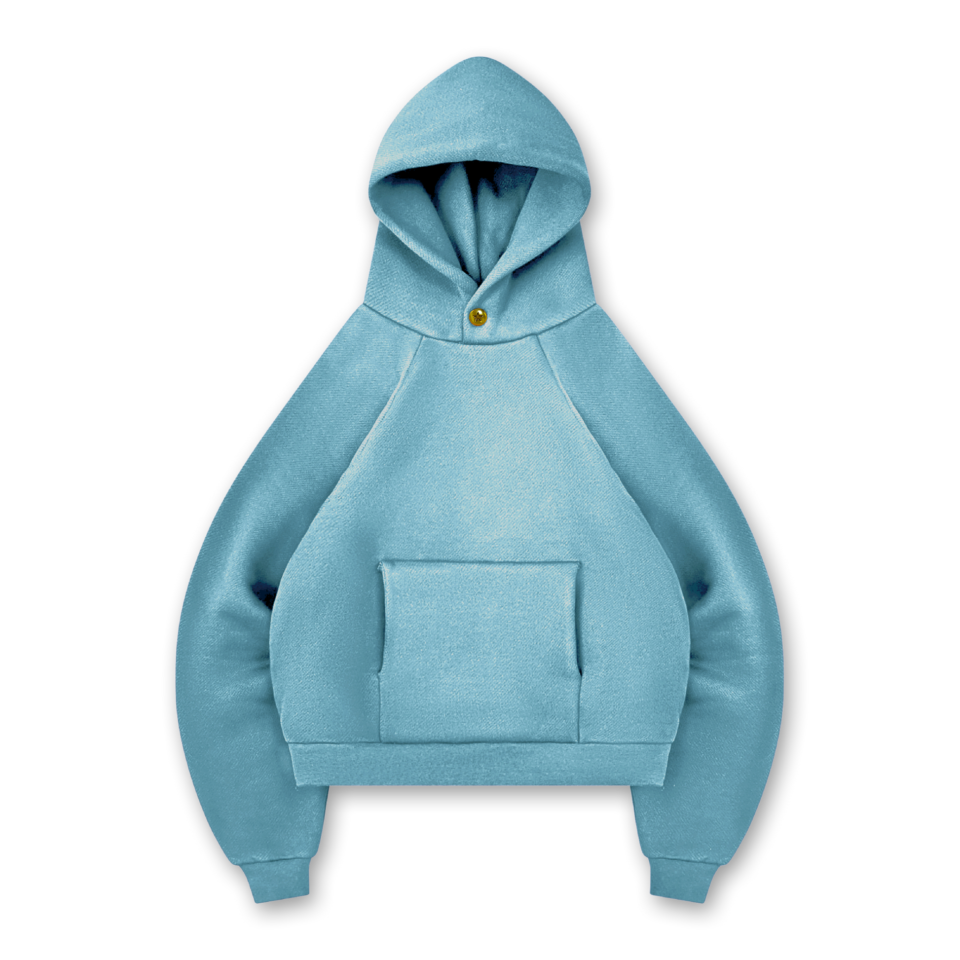 STAR BUTTON HOODIE - vwoollo