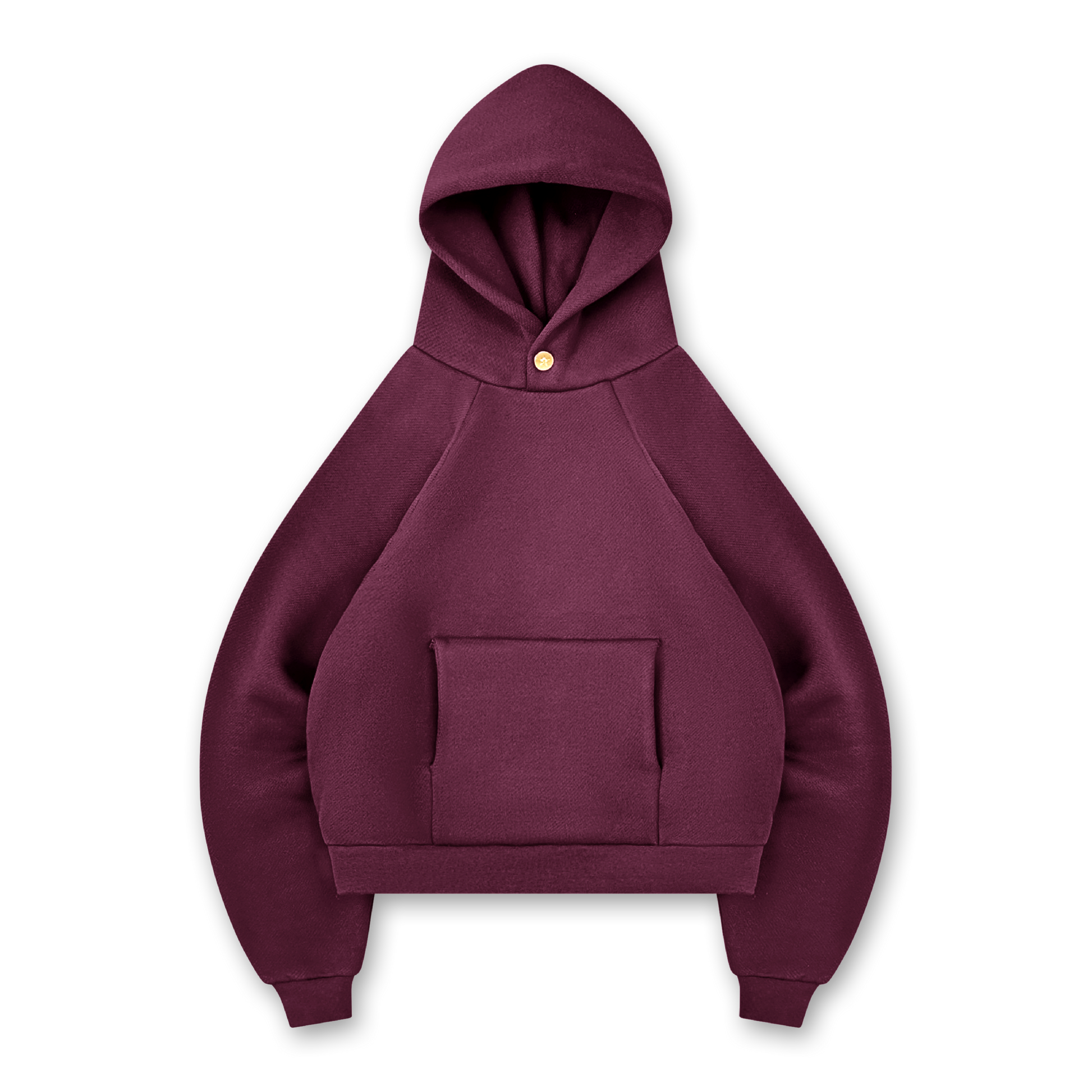 STAR BUTTON HOODIE - vwoollo