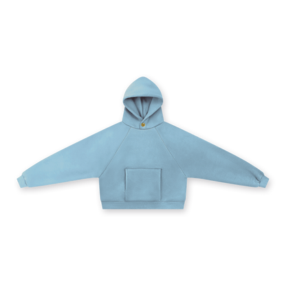 STAR BUTTON HOODIE - vwoollo