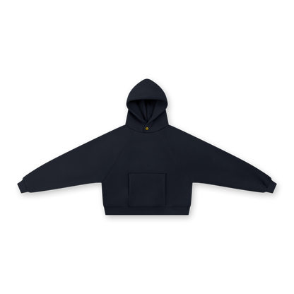 STAR BUTTON HOODIE - vwoollo