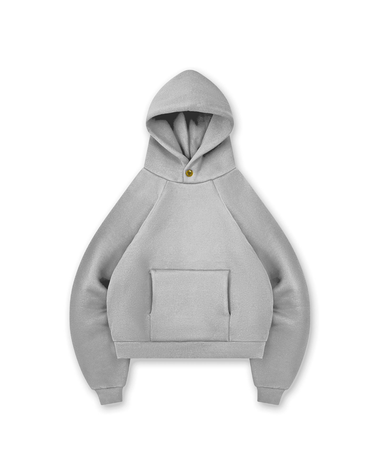 GOLD STAR BUTTON HOODIE - vwoollo
