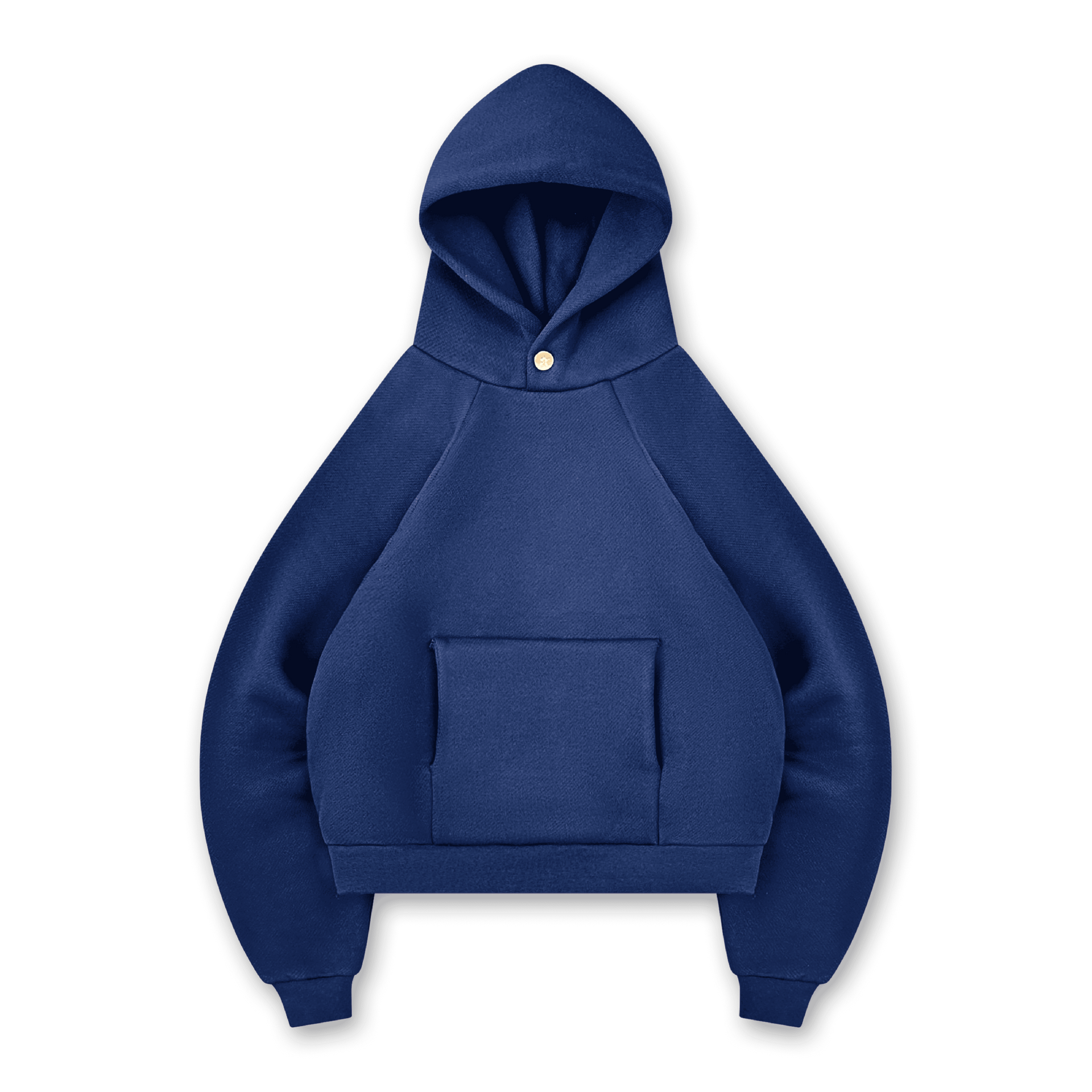 STAR BUTTON COTTON HOODIE