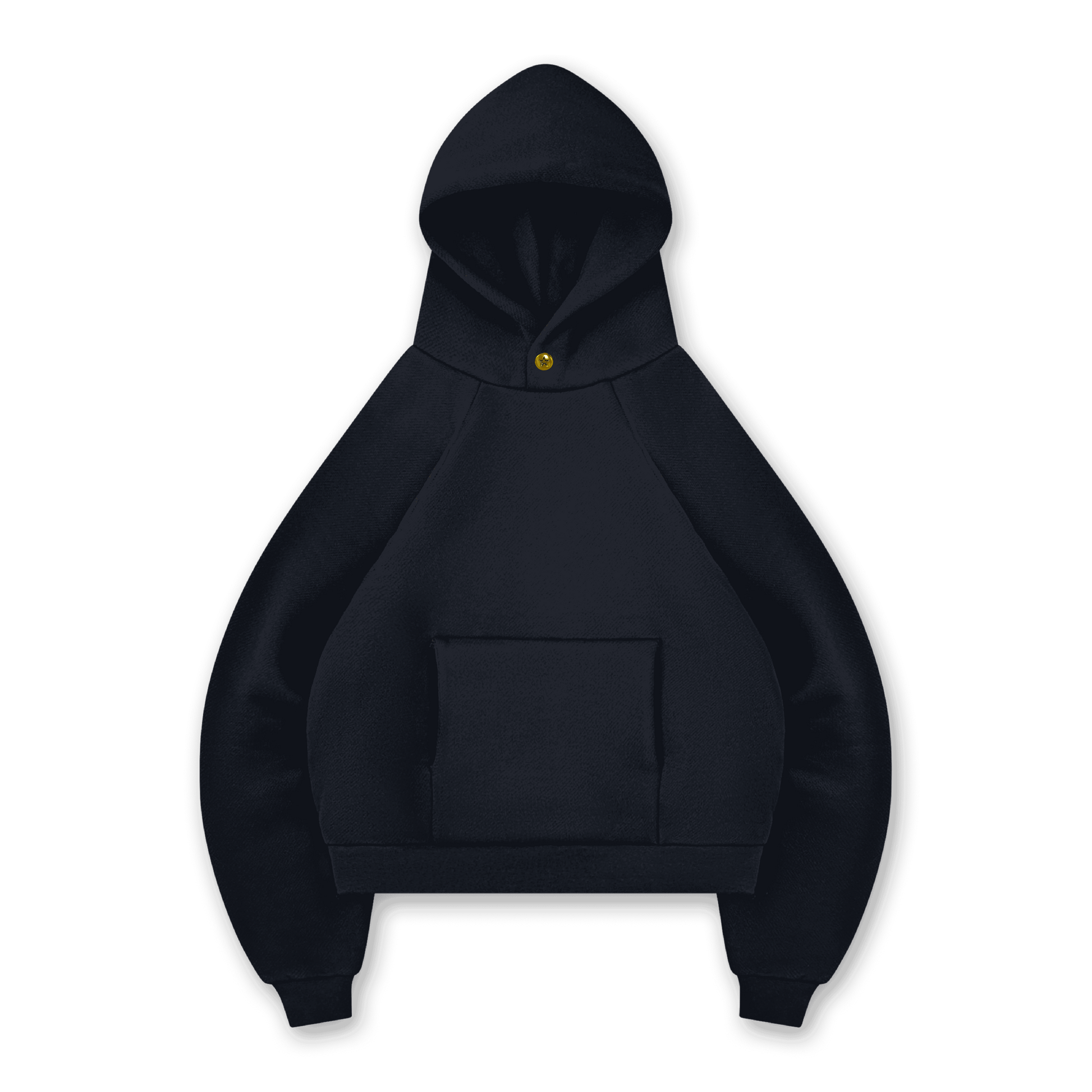 STAR BUTTON HOODIE - vwoollo