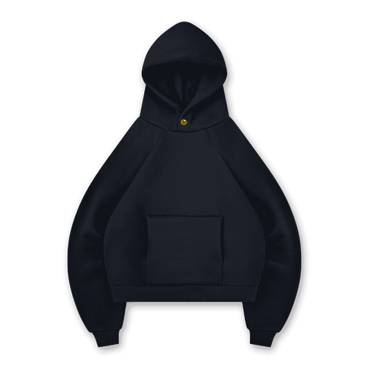 STAR BUTTON HOODIE - vwoollo
