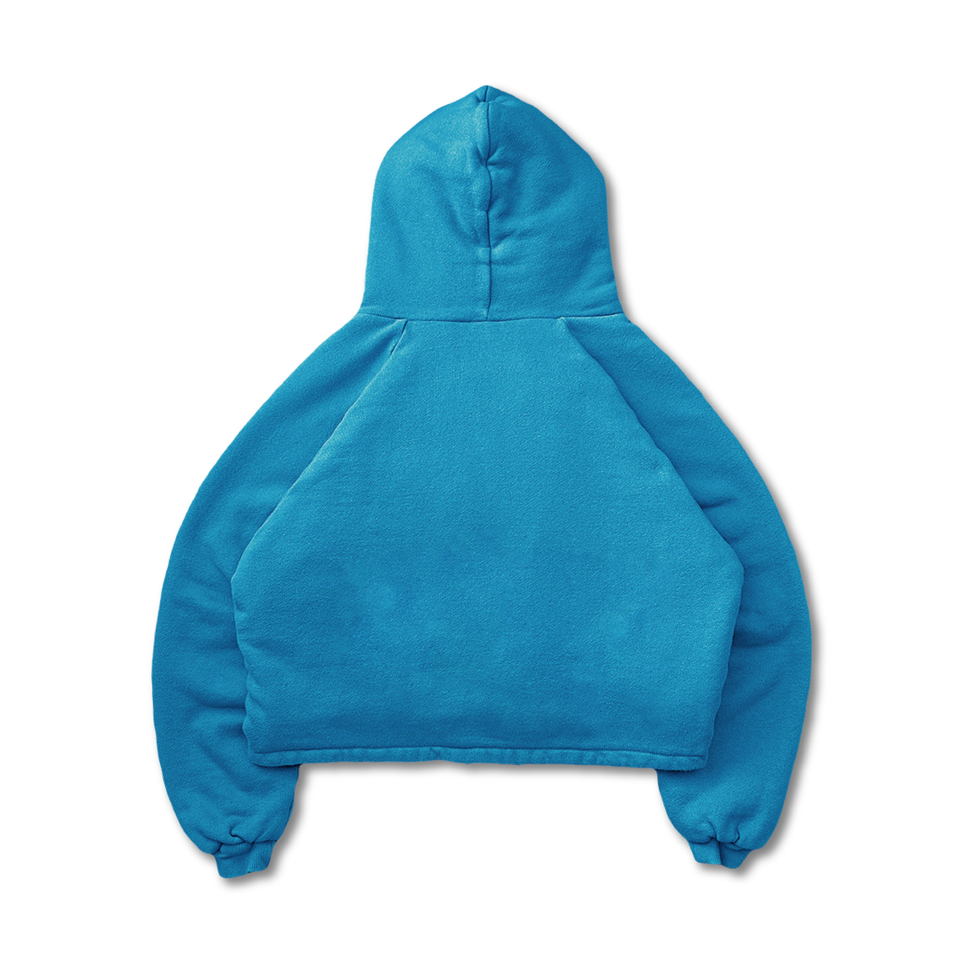 DOUBLE LAYERED PUFFY HOODIE - vwoollo
