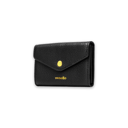 COMPACT LEATHER WALLET - vwoollo