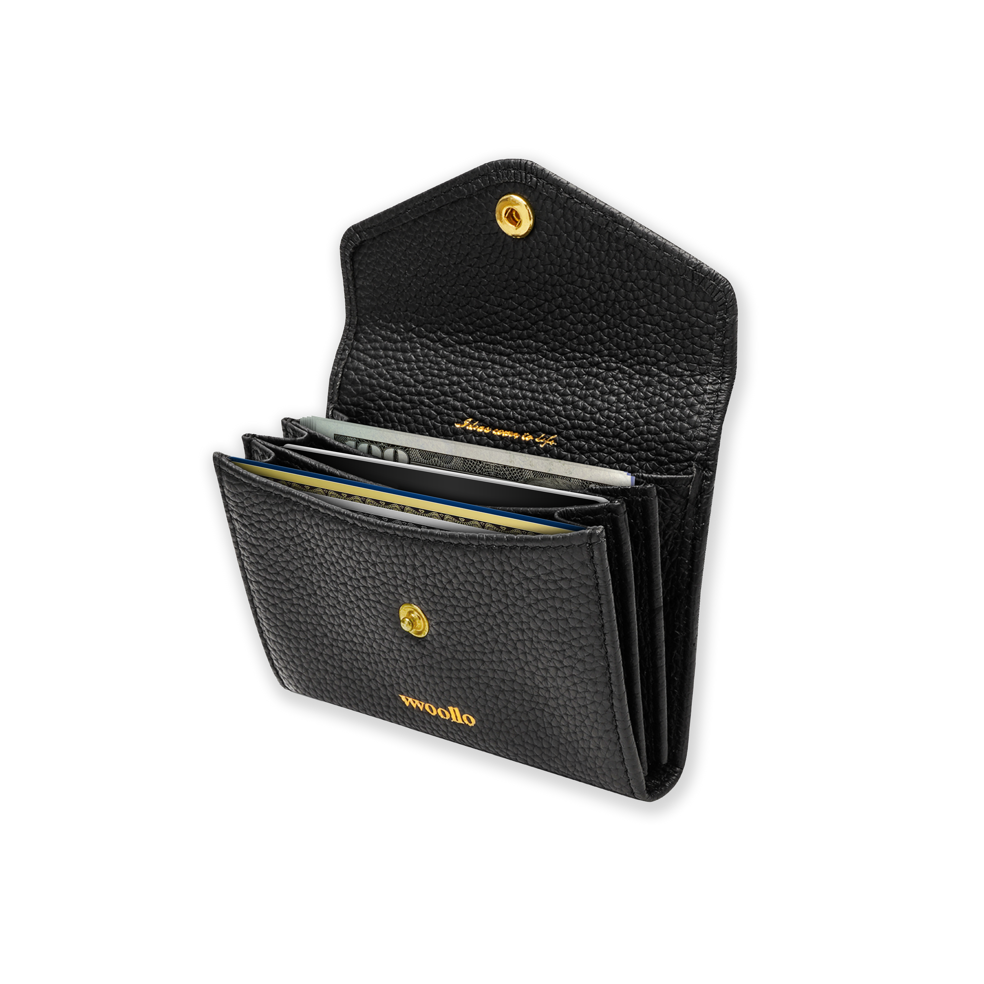MINI LEATHER WALLET - vwoollo