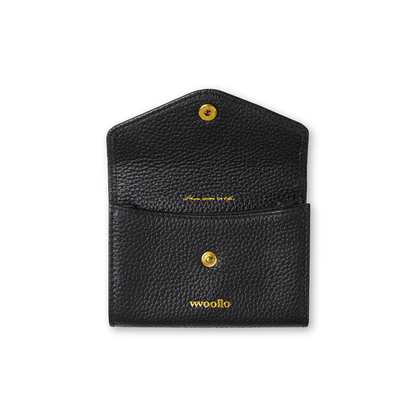 COMPACT LEATHER WALLET - vwoollo